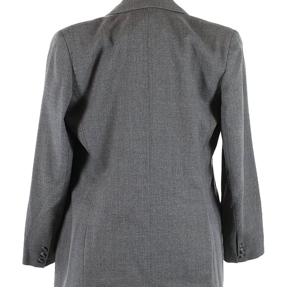 Talbot's Women's Classic Gray Wool Blazer Sz 12 14 - Picture 2 of 3